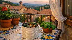 Porta-spirale antizanzare fai da te con una lattina: meno cenere e più ordine sul balcone