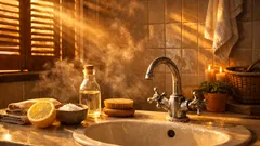 Anticalcare naturale in bagno: aceto, limone e tempi di posa che funzionano davvero