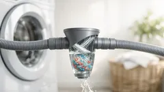 Microplastiche in lavatrice: il filtro ispirato alle branchie che non si intasa