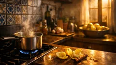 Bucce di limone bollite: il trucco semplice per profumare casa e dire addio all’odore di fritto