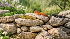 Perché le lucertole cambiano colore: il polimorfismo che tiene viva la biodiversità