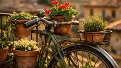 Come riusare una vecchia bici: 2 idee di upcycling per balcone e casa