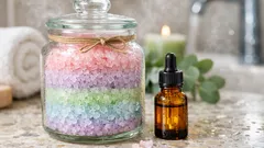 Come fare un profumatore per il bagno con sali e oli essenziali (effetto spa)