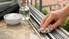 Binari delle finestre scorrevoli: il trucco della carta alluminio per farle scorrere meglio