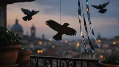 Come tenere lontani i piccioni dal balcone con una sagoma di gufo (e farla funzionare davvero)