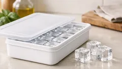 Il trucco per avere sempre cubetti di ghiaccio pronti senza odori di freezer