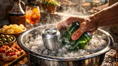 Ghiaccio e sale: il metodo rapido per raffreddare le bibite in 10 minuti