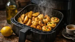 6 ricette veloci con la friggitrice ad aria: tempi e temperature per colazione, snack e dolce