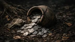 Tesoro medievale in Germania: trovate 273 monete d’argento in un vaso nel bosco