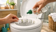 Come togliere il calcare dal WC sotto il bordo con aceto e carta igienica